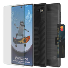 Cargar imagen en el visor de la galería, Galaxy Note 10 Case, PUNKcase [SLOT Series] Slim Fit  Samsung Note 10  [Dark Grey] (Color in image: Black)
