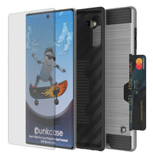 Cargar imagen en el visor de la galería, Galaxy Note 10+ Plus Case, PUNKcase [SLOT Series] Slim Fit  Samsung Note 10+ Plus [Silver] (Color in image: Dark Grey)
