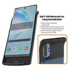 Cargar imagen en el visor de la galería, Galaxy Note 10+ Plus 6000mAH Battery Charger W/ USB Port Slim Case [Blue] (Color in image: Red)
