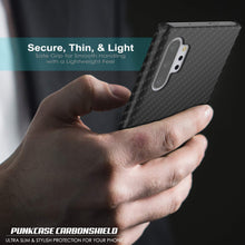 Cargar imagen en el visor de la galería, Galaxy Note 10+ Plus Case, Punkcase CarbonShield, Heavy Duty &amp; Ultra Thin Cover 
