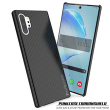 Cargar imagen en el visor de la galería, Galaxy Note 10+ Plus Case, Punkcase CarbonShield, Heavy Duty &amp; Ultra Thin Cover 
