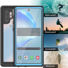 Load image into Gallery viewer, Galaxy Note 10+ Plus Case, Punkcase [Extreme Series] Armor Cover W/ Built In Screen Protector [Light Blue] (Color in image: Teal)
