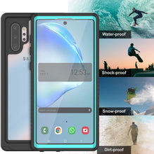 Load image into Gallery viewer, Galaxy Note 10+ Plus Case, Punkcase [Extreme Series] Armor Cover W/ Built In Screen Protector [Teal] (Color in image: pink)
