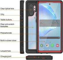 Load image into Gallery viewer, Galaxy Note 10+ Plus Case, Punkcase [Extreme Series] Armor Cover W/ Built In Screen Protector [Red] (Color in image: White)
