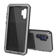 Cargar imagen en el visor de la galería, Galaxy Note 10+ Plus  Case, PUNKcase Metallic Silver Shockproof  Slim Metal Armor Case [Silver] 
