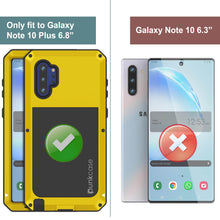 Load image into Gallery viewer, Galaxy Note 10+ Plus  Case, PUNKcase Metallic Neon Shockproof  Slim Metal Armor Case [Neon] 
