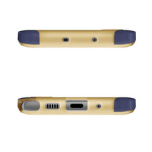 Cargar imagen en el visor de la galería, CLOAK 4 for Galaxy Note 10 Shockproof Hybrid Case [Blue-Gold] 
