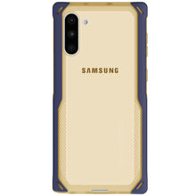 Cargar imagen en el visor de la galería, CLOAK 4 for Galaxy Note 10 Shockproof Hybrid Case [Blue-Gold] 
