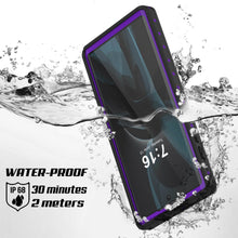 Cargar imagen en el visor de la galería, Galaxy Note 10 Waterproof Case, Punkcase Studstar Purple Series Thin Armor Cover (Color in image: white)
