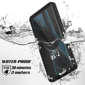 Galaxy Note 10 Waterproof Case, Punkcase Studstar Clear Thin Armor Cover (Color in image: pink)