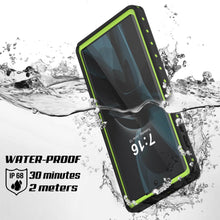 Cargar imagen en el visor de la galería, Galaxy Note 10 Waterproof Case, Punkcase Studstar Light Green Thin Armor Cover (Color in image: white)
