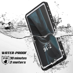 Galaxy Note 10 Waterproof Case, Punkcase Studstar White Thin Armor Cover (Color in image: pink)
