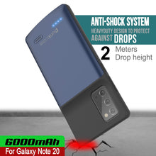 Load image into Gallery viewer, Galaxy Note 20 6000mAH Battery Charger Slim Case [Blue] (Color in image: Black)
