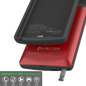 Galaxy Note 20 6000mAH Battery Charger Slim Case [Red] 