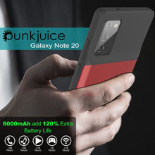 Load image into Gallery viewer, Galaxy Note 20 6000mAH Battery Charger Slim Case [Red] 
