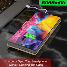 Cargar imagen en el visor de la galería, Galaxy Note 20 6000mAH Battery Charger PunkJuice 2.0 Slim Case [Gold] 
