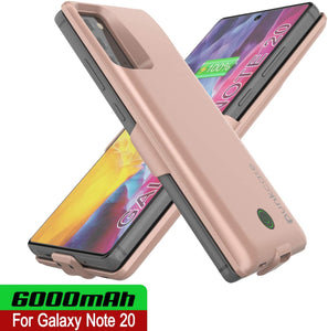 Galaxy Note 20 6000mAH Battery Charger PunkJuice 2.0 Slim Case [Rose-Gold] 