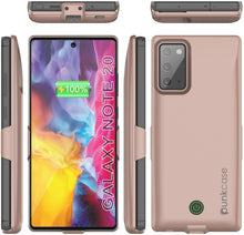 Cargar imagen en el visor de la galería, Galaxy Note 20 6000mAH Battery Charger PunkJuice 2.0 Slim Case [Rose-Gold] 
