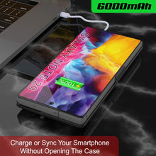 Cargar imagen en el visor de la galería, Galaxy Note 20 6000mAH Battery Charger PunkJuice 2.0 Slim Case [Black] 
