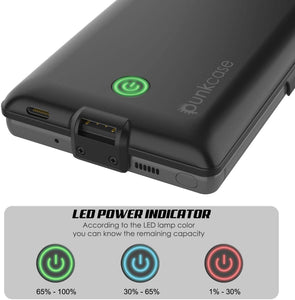 Galaxy Note 20 6000mAH Battery Charger PunkJuice 2.0 Slim Case [Black] (Color in image: Rose-Gold)