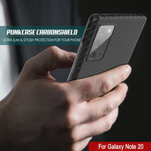 Cargar imagen en el visor de la galería, Galaxy Note 20 Case, Punkcase CarbonShield, Heavy Duty &amp; Ultra Thin Cover 

