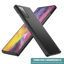Cargar imagen en el visor de la galería, Galaxy Note 20 Case, Punkcase CarbonShield, Heavy Duty &amp; Ultra Thin Cover 
