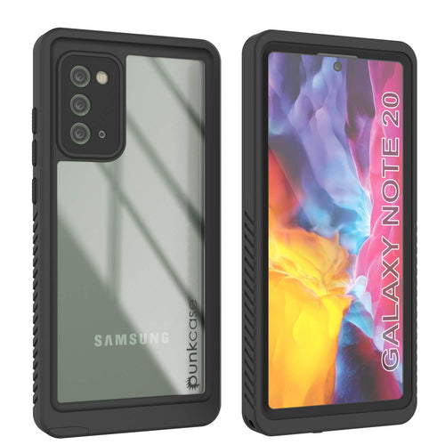 Galaxy Note 20 Case, Punkcase [Extreme Series] Armor Cover W/ Built In Screen Protector [Clear] (Color in image: Clear)