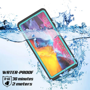 Galaxy Note 20 Case, Punkcase [Extreme Series] Armor Cover W/ Built In Screen Protector [Teal] (Color in image: Purple)
