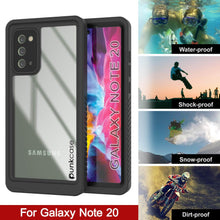 Load image into Gallery viewer, Galaxy Note 20 Case, Punkcase [Extreme Series] Armor Cover W/ Built In Screen Protector [Clear] (Color in image: Light Blue)
