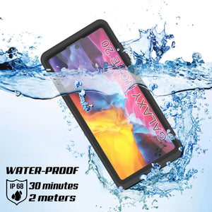 Galaxy Note 20 Case, Punkcase [Extreme Series] Armor Cover W/ Built In Screen Protector [Clear] (Color in image: Teal)