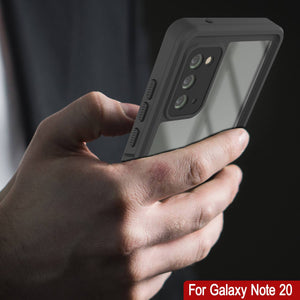 Galaxy Note 20 Case, Punkcase [Extreme Series] Armor Cover W/ Built In Screen Protector [Red] (Color in image: Light Blue)