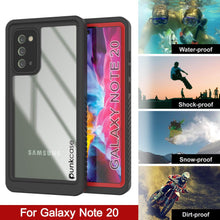 Load image into Gallery viewer, Galaxy Note 20 Case, Punkcase [Extreme Series] Armor Cover W/ Built In Screen Protector [Red] (Color in image: pink)
