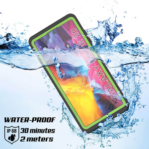 Galaxy Note 20 Case, Punkcase [Extreme Series] Armor Cover W/ Built In Screen Protector [Light Green] (Color in image: Light Blue)