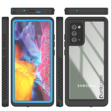 Load image into Gallery viewer, Galaxy Note 20 Case, Punkcase [Extreme Series] Armor Cover W/ Built In Screen Protector [Light Blue] (Color in image: Teal)
