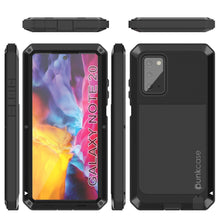 Cargar imagen en el visor de la galería, Galaxy Note 20 Ultra Case, PUNKcase Metallic Black Shockproof  Slim Metal Armor Case [Black] (Color in image: white)
