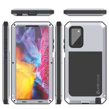 Cargar imagen en el visor de la galería, Galaxy Note 20  Case, PUNKcase Metallic White Shockproof  Slim Metal Armor Case [White] (Color in image: gold)
