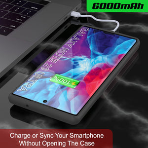 Galaxy Note 20 Ultra 6000mAH Battery Charger Slim Case [Red] 