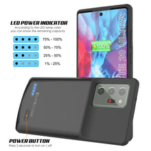 Load image into Gallery viewer, Galaxy Note 20 Ultra 6000mAH Battery Charger Slim Case [Black] 
