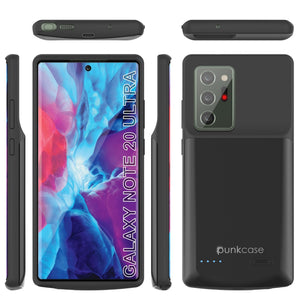 Galaxy Note 20 Ultra 6000mAH Battery Charger Slim Case [Black] (Color in image: Blue)