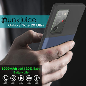 Galaxy Note 20 Ultra 6000mAH Battery Charger Slim Case [Blue] 
