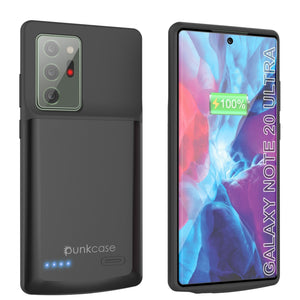 Galaxy Note 20 Ultra 6000mAH Battery Charger Slim Case [Black] (Color in image: Black)