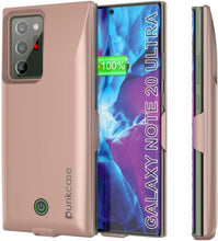 Load image into Gallery viewer, Galaxy Note 20 Ultra 6000mAH Battery Charger PunkJuice 2.0 Slim Case [Rose-Gold] (Color in image: Rose-Gold)
