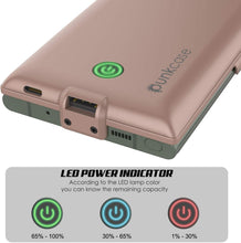 Load image into Gallery viewer, Galaxy Note 20 Ultra 6000mAH Battery Charger PunkJuice 2.0 Slim Case [Rose-Gold] (Color in image: Black)
