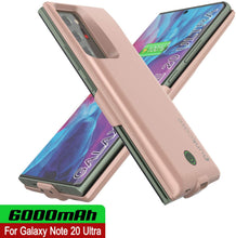 Load image into Gallery viewer, Galaxy Note 20 Ultra 6000mAH Battery Charger PunkJuice 2.0 Slim Case [Rose-Gold] 
