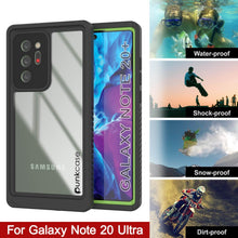 Load image into Gallery viewer, Galaxy Note 20 Ultra Case, Punkcase [Extreme Series] Armor Cover W/ Built In Screen Protector [Light Green] (Color in image: pink)
