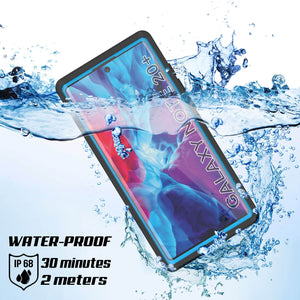 Galaxy Note 20 Ultra Case, Punkcase [Extreme Series] Armor Cover W/ Built In Screen Protector [Light Blue] (Color in image: White)