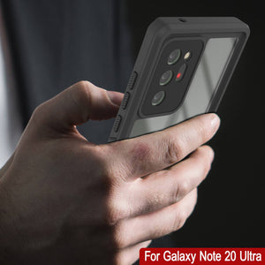 Galaxy Note 20 Ultra Case, Punkcase [Extreme Series] Armor Cover W/ Built In Screen Protector [Clear] (Color in image: Red)