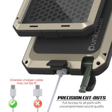Cargar imagen en el visor de la galería, Galaxy Note 20 Ultra  Case, PUNKcase Metallic Gold Shockproof  Slim Metal Armor Case [Gold] 

