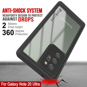 Galaxy Note 20 Ultra Waterproof Case, Punkcase Studstar Clear Thin Armor Cover (Color in image: teal)