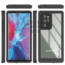 Load image into Gallery viewer, Galaxy Note 20 Ultra Waterproof Case, Punkcase Studstar Clear Thin Armor Cover (Color in image: light blue)
